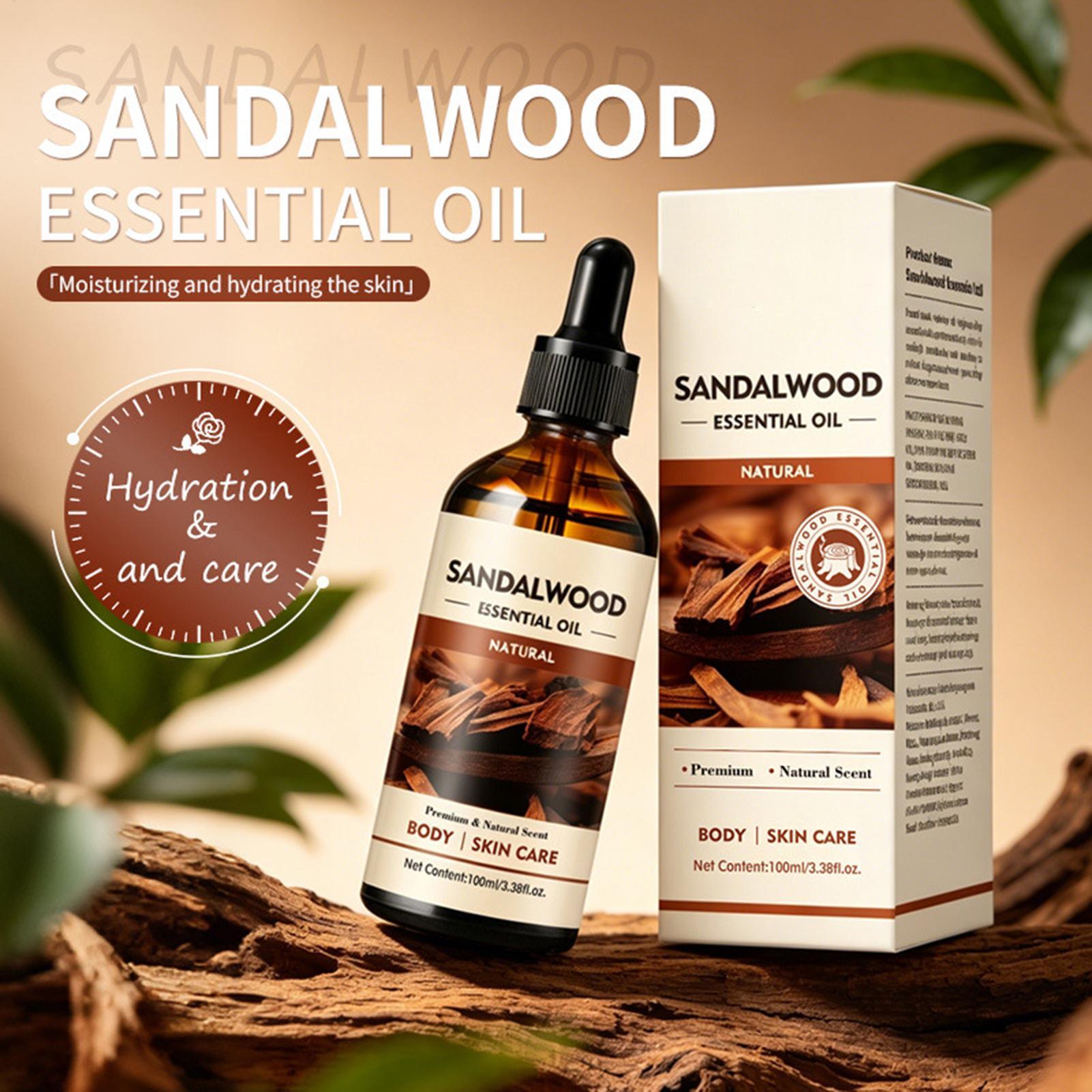 Home Fragrance Diffuser Oil - Sandal Ağacı Esansiyel Yağı 100ml Doğal