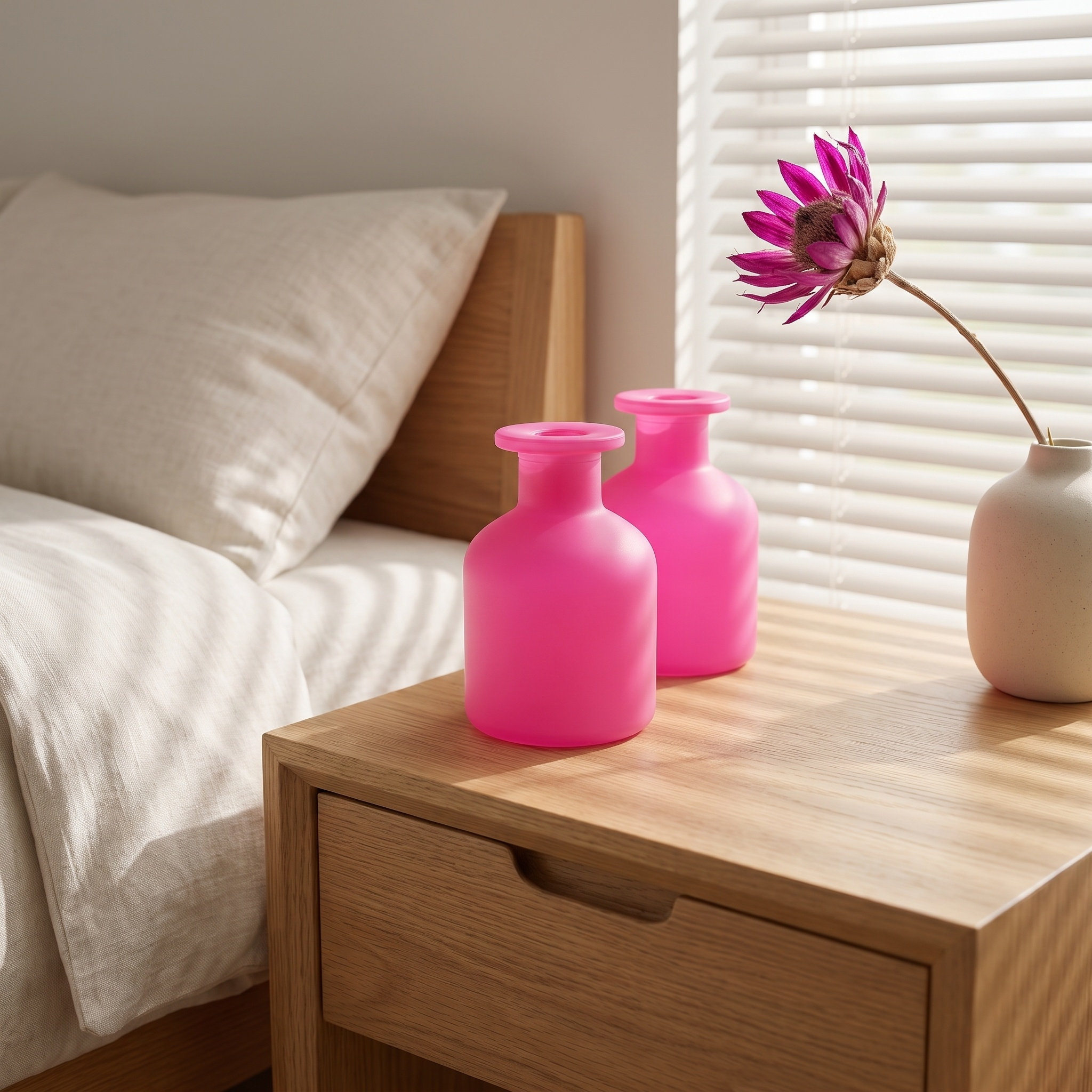 Reed Diffuser Set - 2 Adet Cam Oda Kokusu Şişesi,