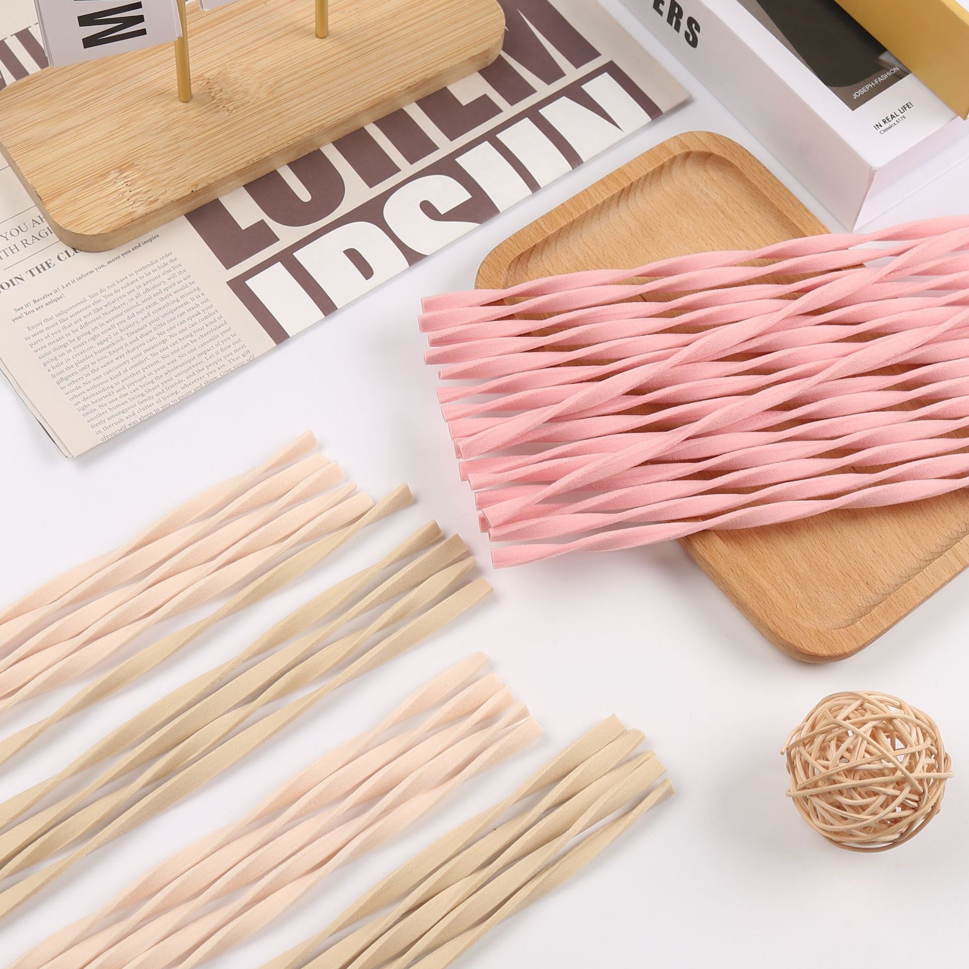 10 adet L30cm pembe/ahşap renk - Reed Diffuser Set incelemesi ve fiyatı